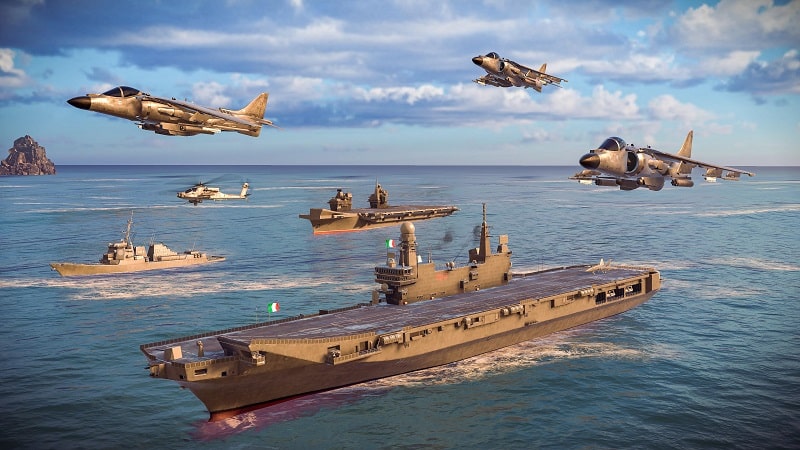 Lựa chọn chiến hạm ưa thích của bạn với MODERN WARSHIPS APK mod